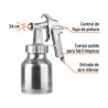 Pistola Pintar de Succion Serie 300 Base Agua/s Truper 14087