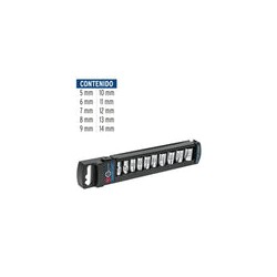 Juego Dados 1/4' Mm Cortos 10 Pz Truper 14166