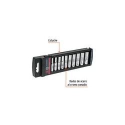 Juego Dados 1/4' Torx 7 Pz Truper 10027