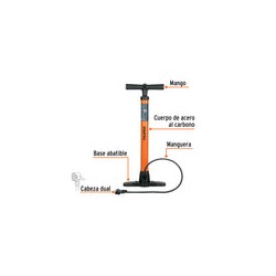 Bomba para Inflar Bicicleta Pelotas Truper 14863