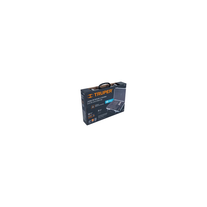 Juego Brocas Y Cinceles Sds Plus Estuche 15pz Truper 11897
