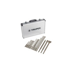 Juego Brocas Y Cinceles Sds Plus Estuche 15pz Truper 11897
