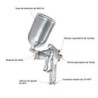 Pistola Pintar Gravedad Boquilla 1.4 Mm Truper 11095