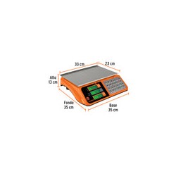 Báscula Electrónica Multifunciones 40 Kg Truper 15241