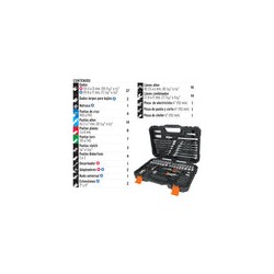 Juego Autocle 3/8' Mixto 124 Pz Truper 17090
