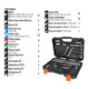 Juego Autocle 3/8' Mixto 124 Pz Truper 17090