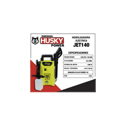 Hidrolavadora 1520psi Car Kit con Rociador de Jabon Husky