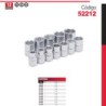 Juego 12 Dados Métricos Cuadro de 3/8 C6 Puntas 52212 Urrea-h