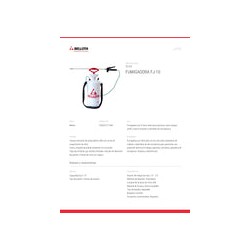 Fumigadora Aspersora Manual 7fj10 de 10l Bellota