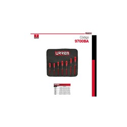 Juego de 7 Destornilladores Bimaterial 1000v 9700ba Urrea-h