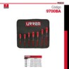 Juego de 7 Destornilladores Bimaterial 1000v 9700ba Urrea-h