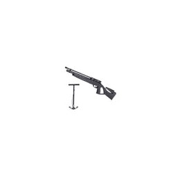 Combo Rifle Coyote Black .22 Hp + Bomba Manual Pcp Gamo