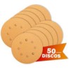 Lija Velcro C470 G80 para Madera/pintura 5 Pulgadas 50 Piezas Bosch