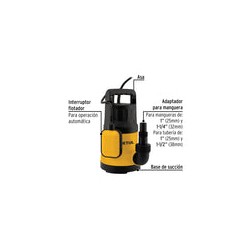 Bomba Sumergible Plástica 1 Hp P/ Agua Limpia, 27197 Pretul