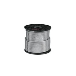 Cable Acero Recubierto Pvc 1/4 7x19 Hilos 75 Mt 44224 Fiero