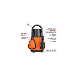 Bomba Sumergible Agua Limpia Truper