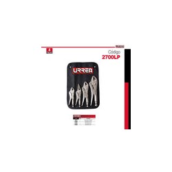 Juego de 4 Pinzas de Presión Uso Industrial 2700lp Urrea-h