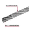 Cable Acero Recubierto 3/16 7x19 Hilos 75 Mt 44223 Fiero