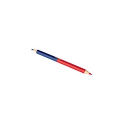 Lápiz Bicolor Grueso para Carpintero 18cm 101685 Truper