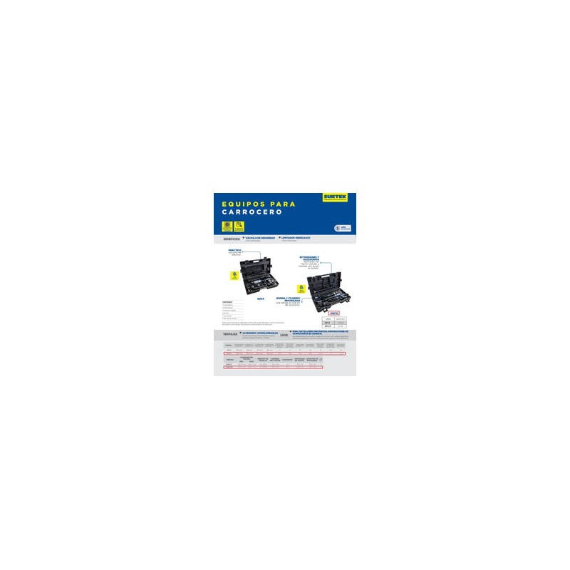Equipo para Carrocero 10 Ton Eqc10 Surtek